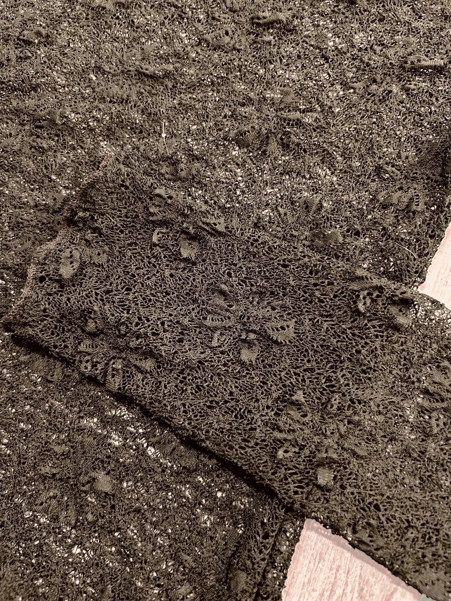 PREORDER - Luxe Lace & Floral Textured Sheer Top - 3 colors