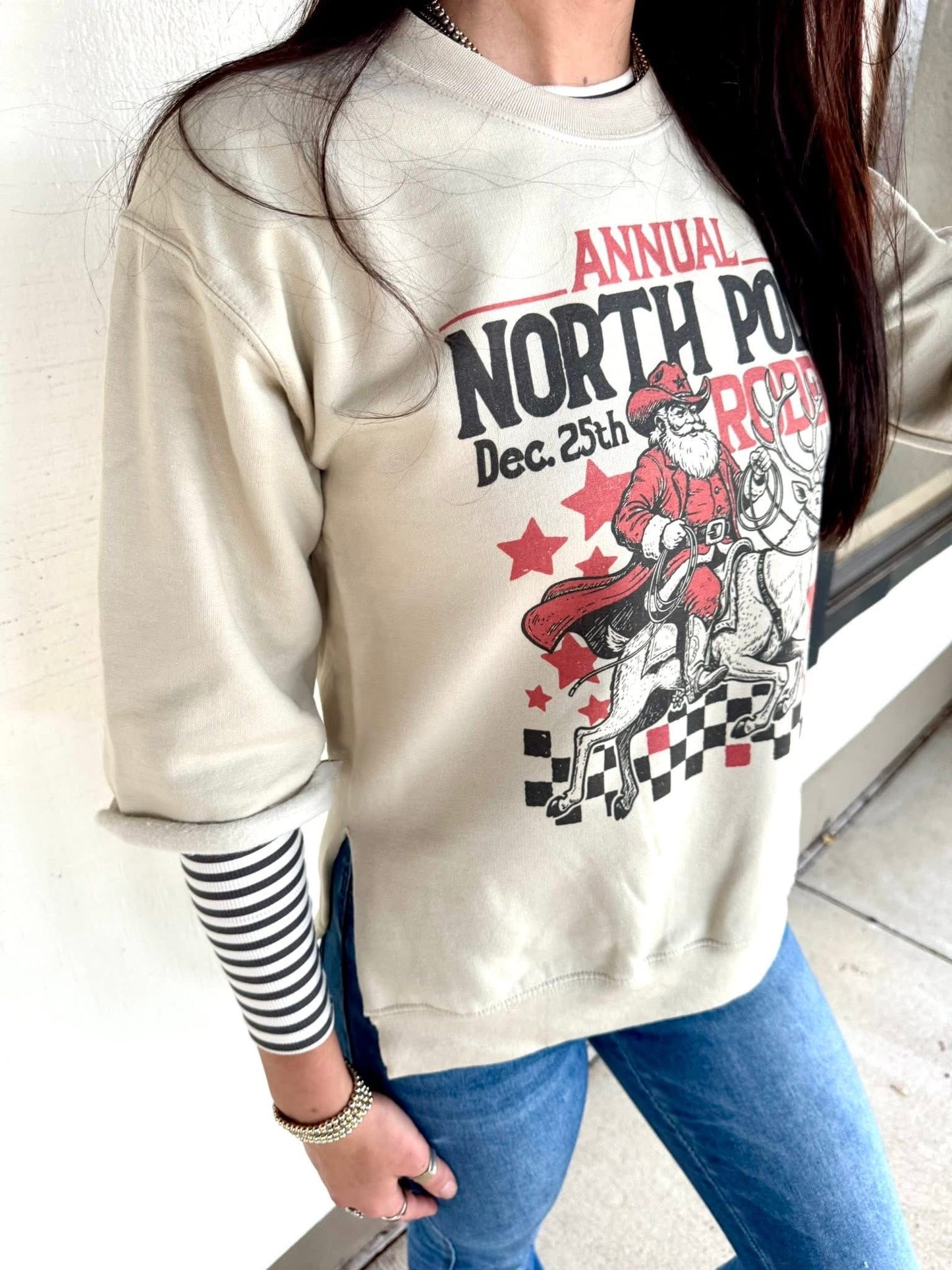 North Pole Rodeo sweatshirt