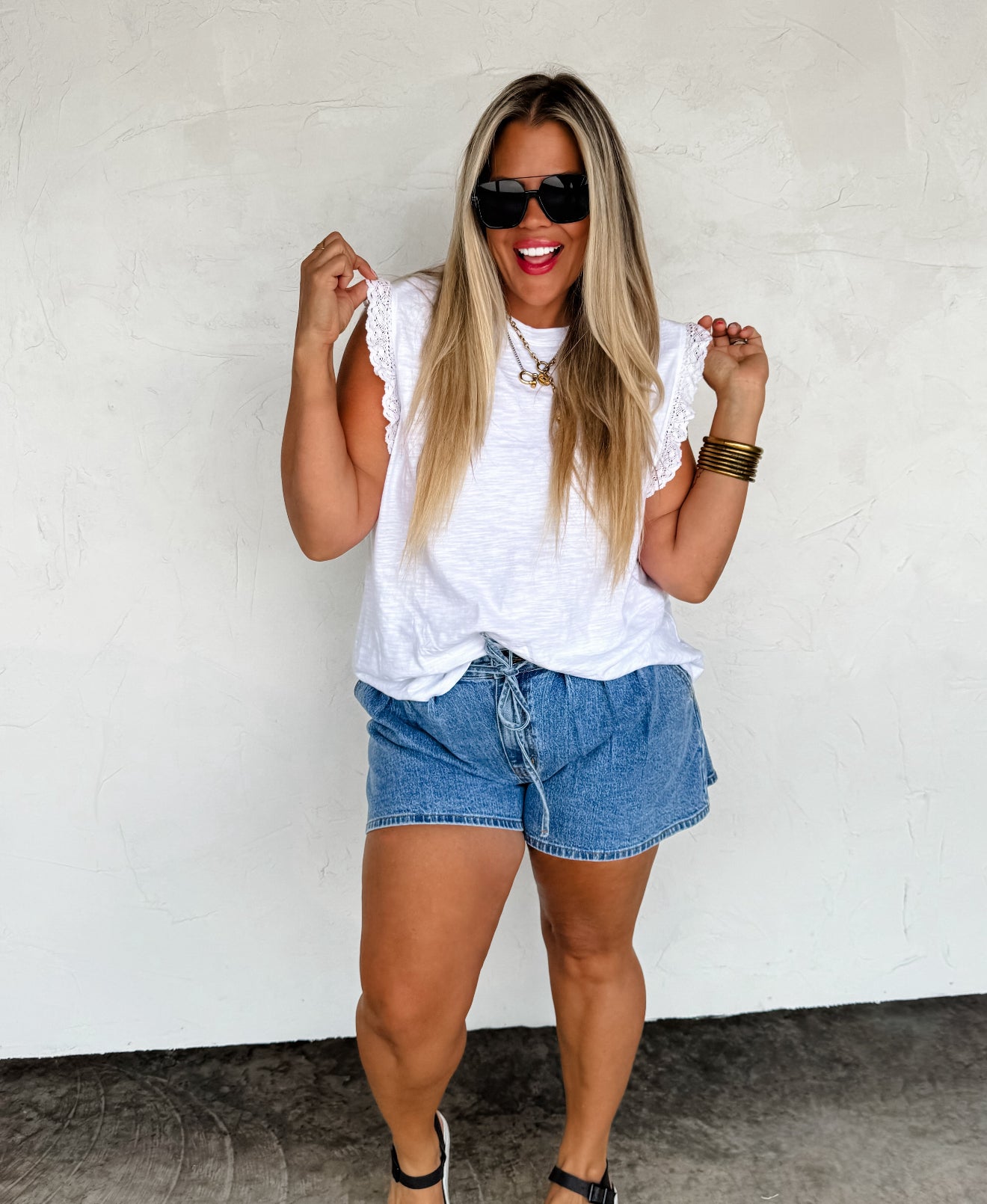 Sweet Lace Days Tank - 4 colors