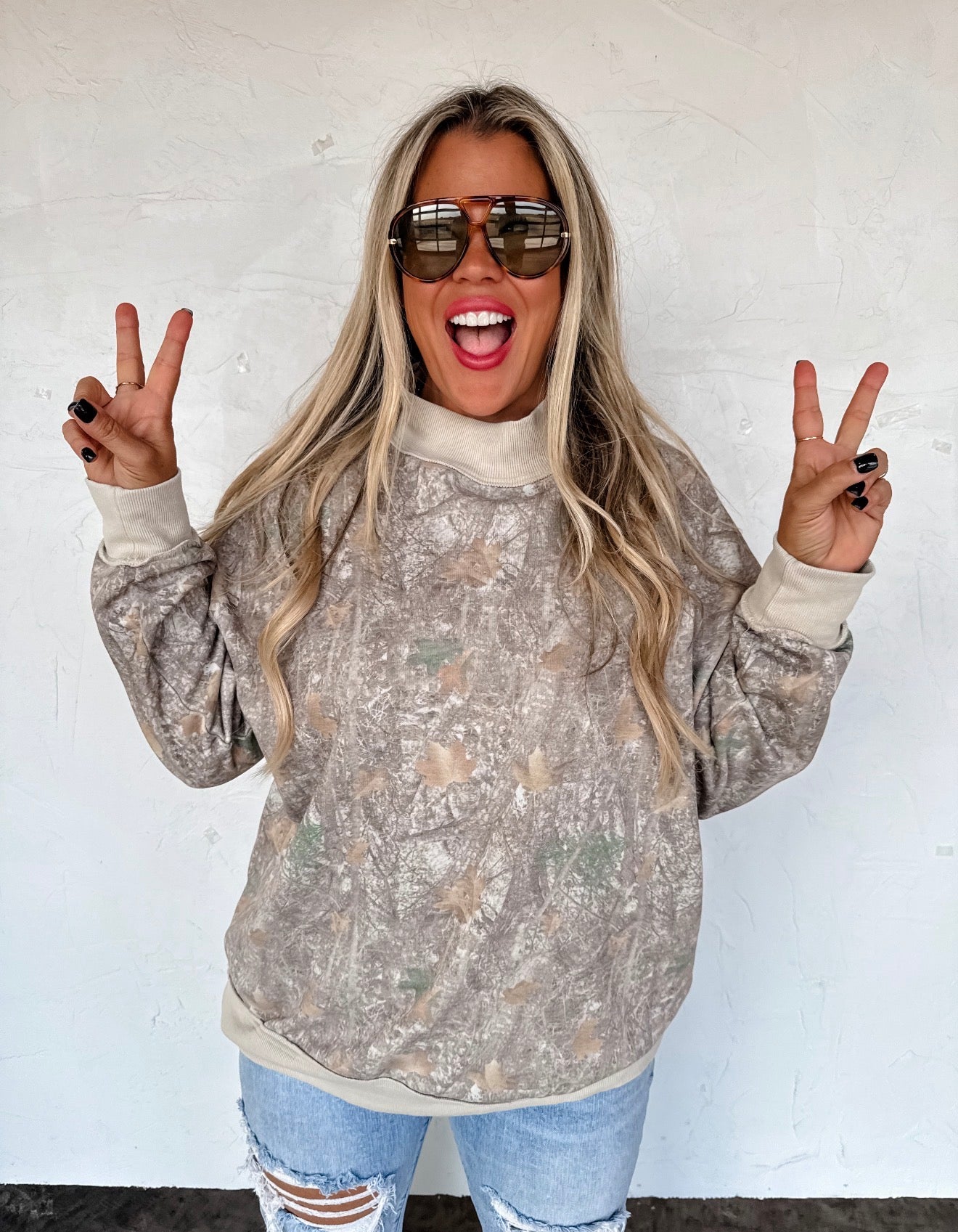 PREORDER - Miller Mock Neck Sweatshirt - 2 patterns
