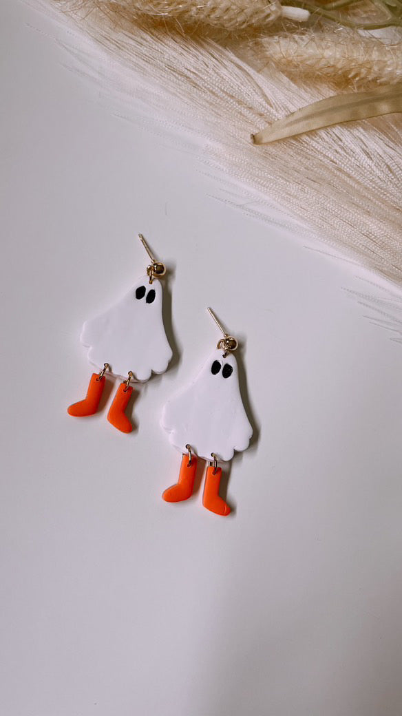 Dancing Ghosts Dangle Earrings - 3 colors