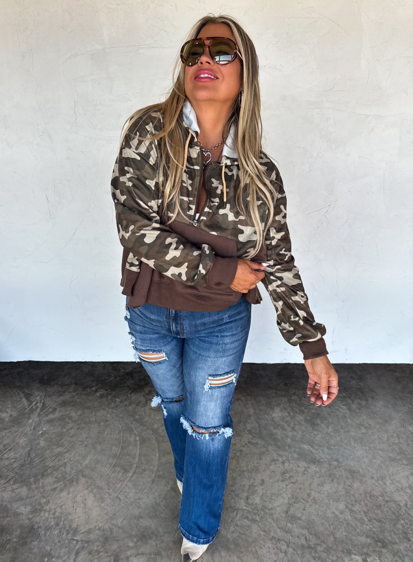 PREORDER - Hunter Half Zip Hoodie Pullover - 3 patterns