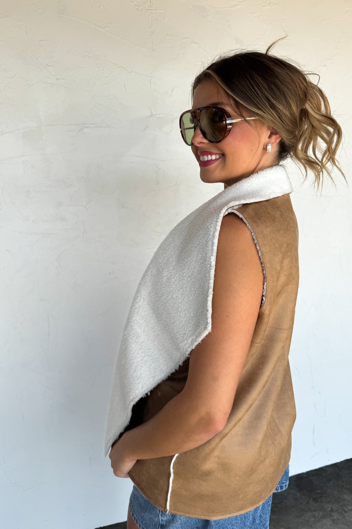 PREORDER - Collins Suede Vest