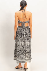 Tropical Halter & Skirt Set