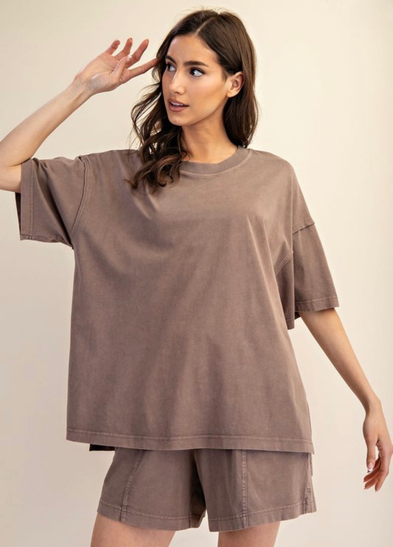 PREORDER - Sunday Morning Tee in Mocha