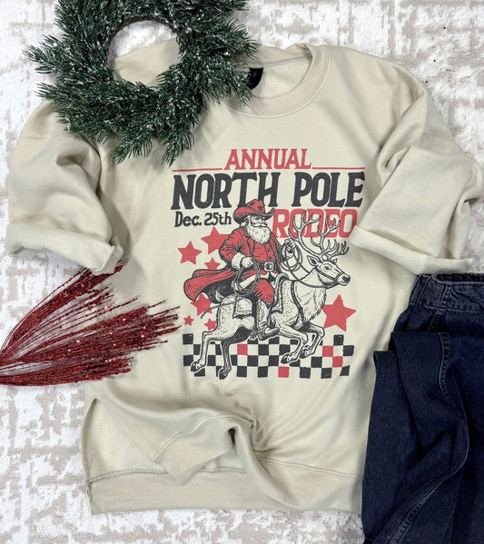 North Pole Rodeo sweatshirt