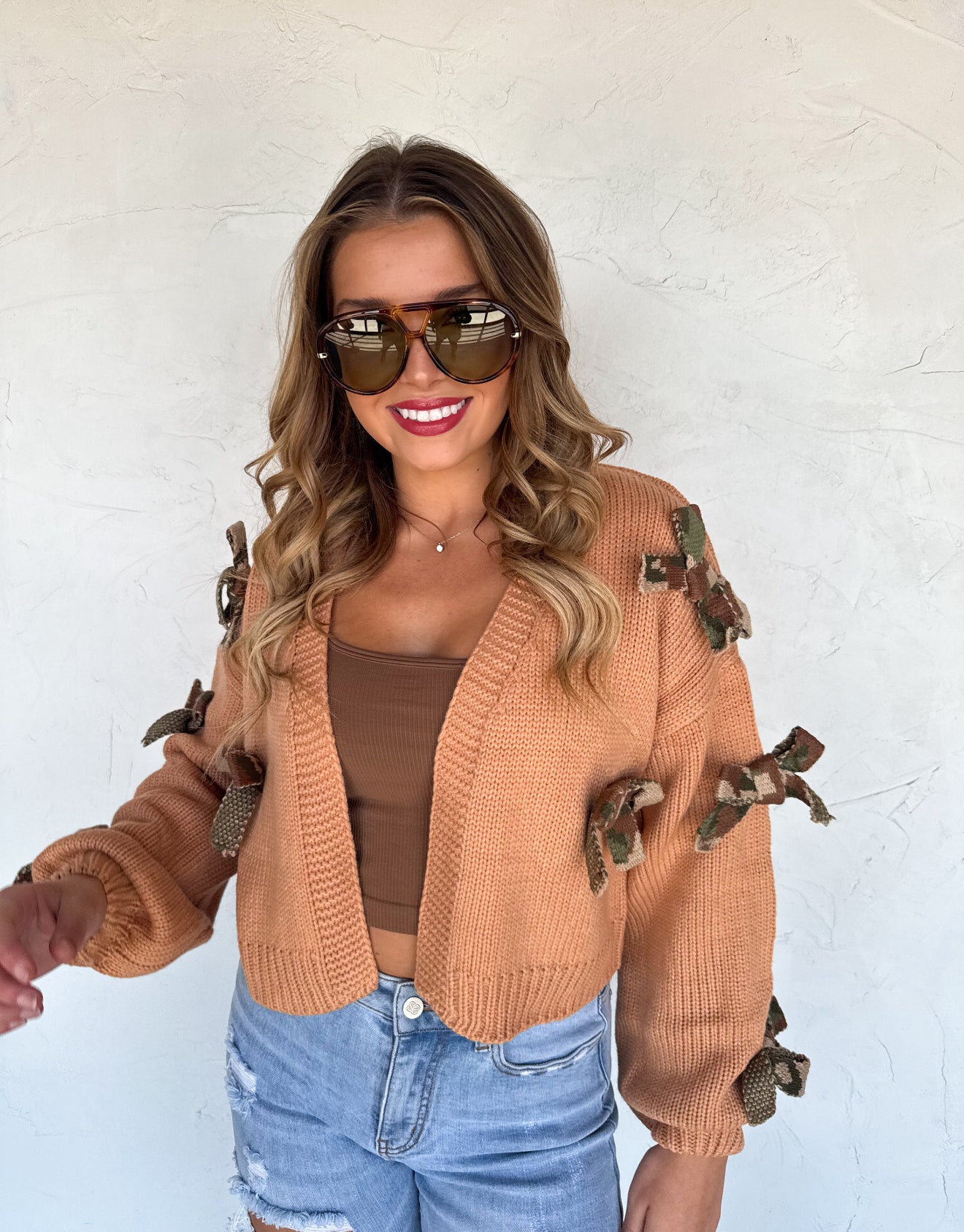 PREORDER - Sloane Bow Knit Cardigan - 5 colors