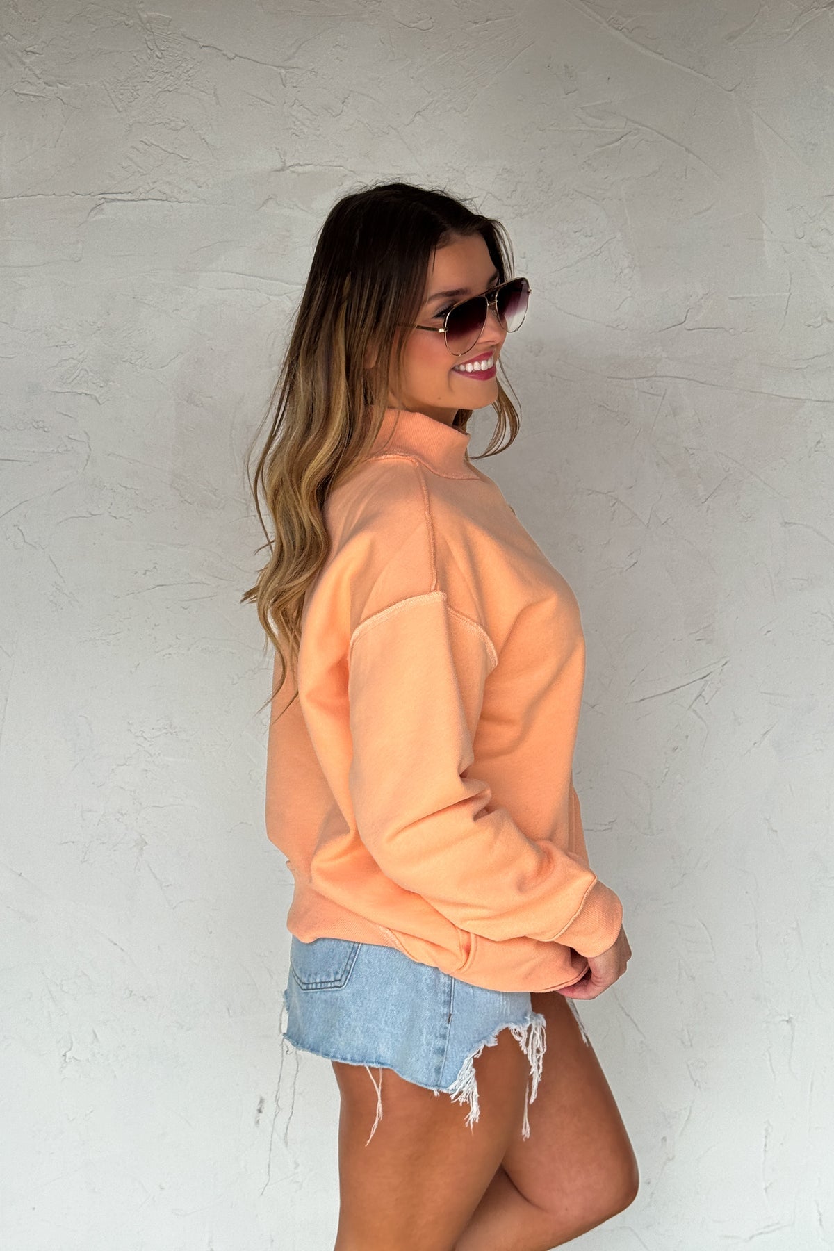 PREORDER - Mock Neck Pocket Pullover - 4 colors