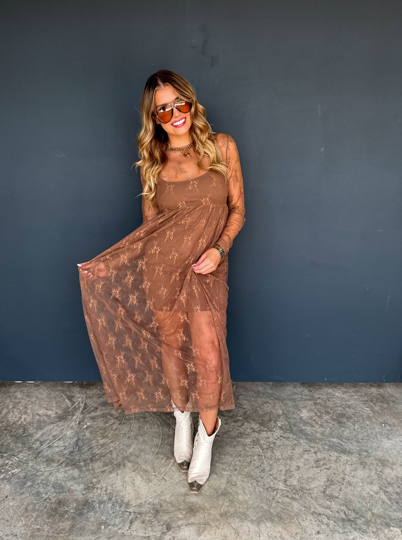 PREORDER - Evangeline Lace Dress - 4 colors