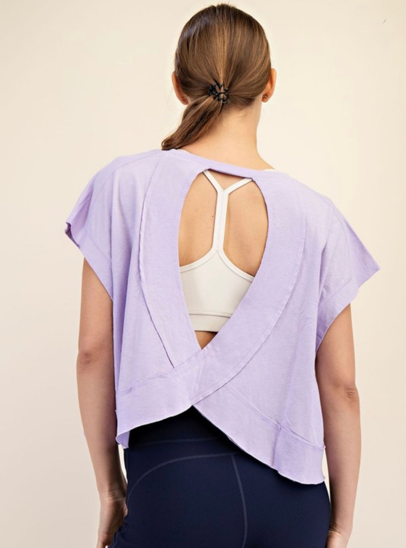 PREORDER - Cotton Slub Open Back Top - 3 colors