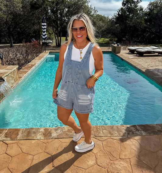 PREORDER - Daydream Denim Romper