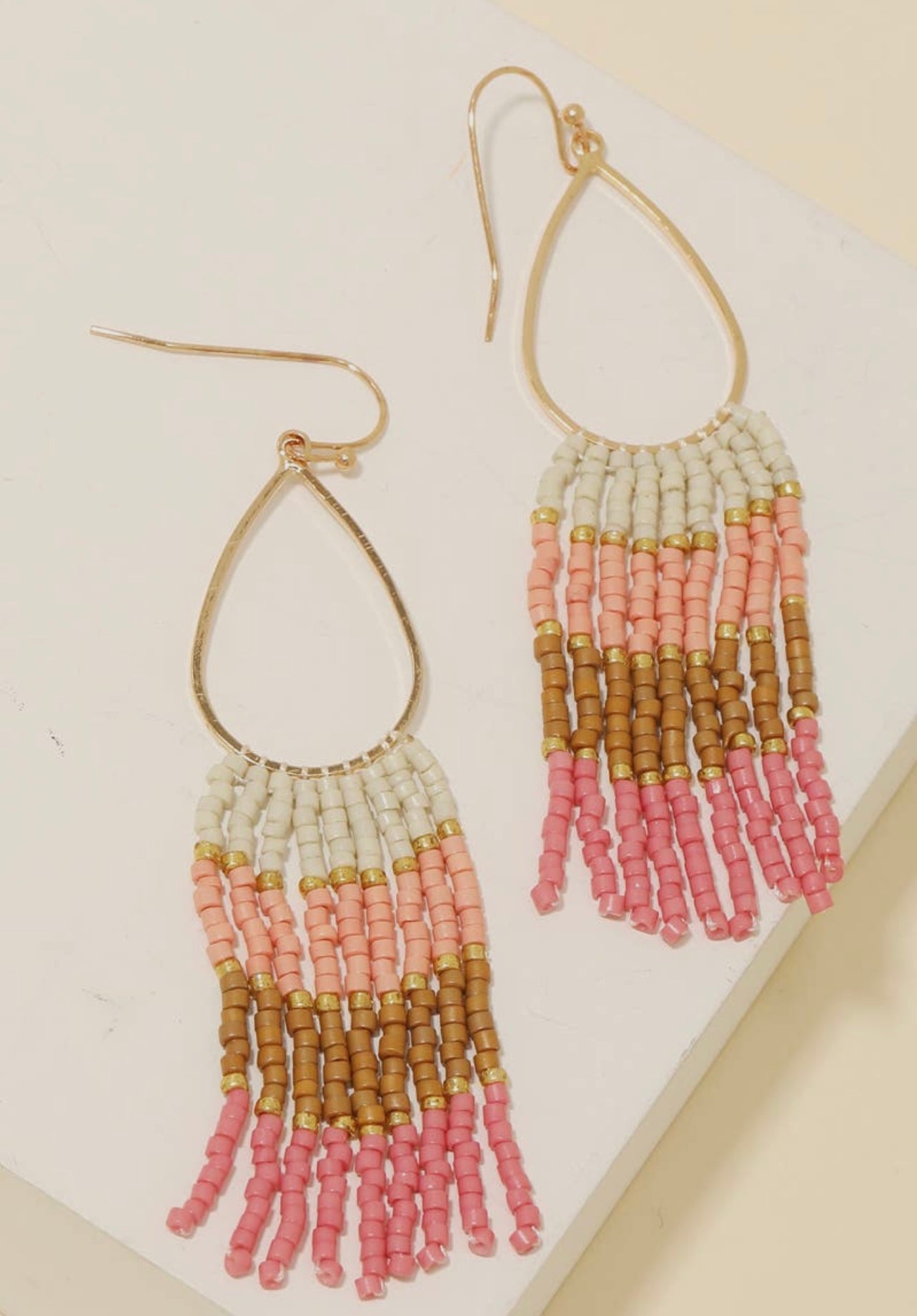 Simpson Beaded Fringe Earrings