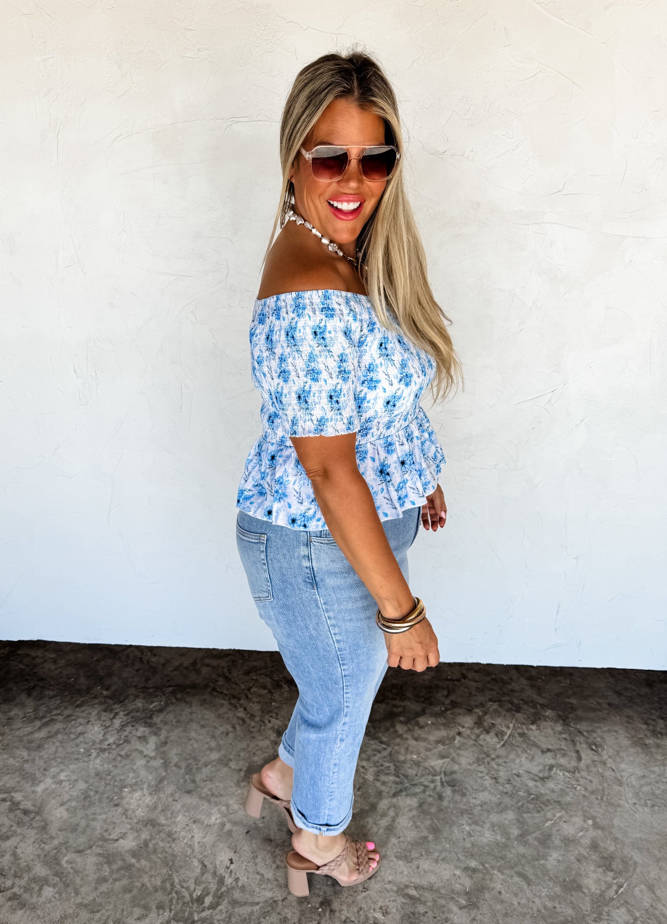 PREORDER - Essie Floral Smocked Top - 2 colors