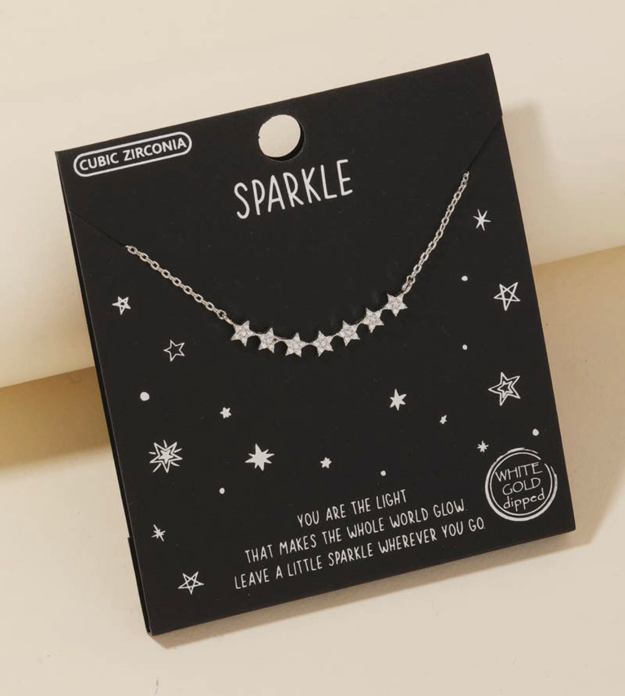 Sparkle Stars Pendant Necklace