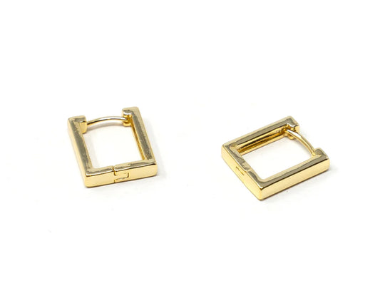 SisKiss Square Huggie Earrings