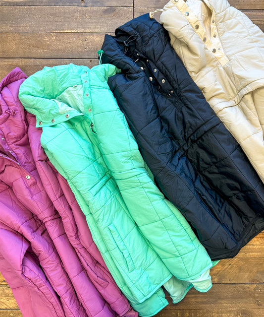 Peyton Puffer Jacket - 4 colors