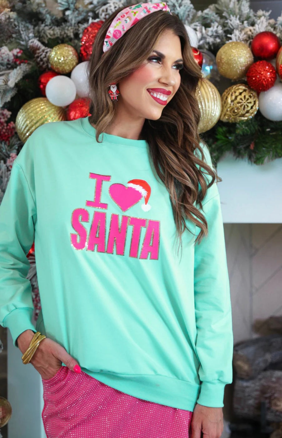 I Love Santa Sweatshirt