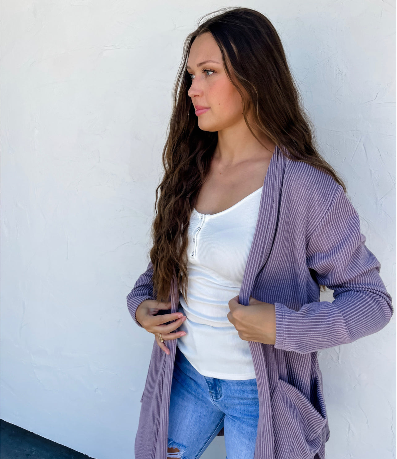 Reese Ribbed Cardigan