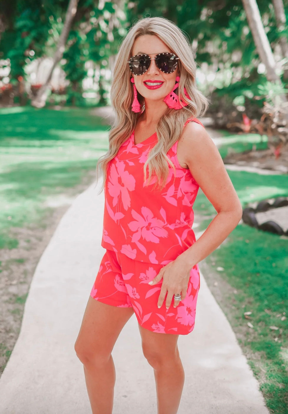 Georgia Floral Shorts Set