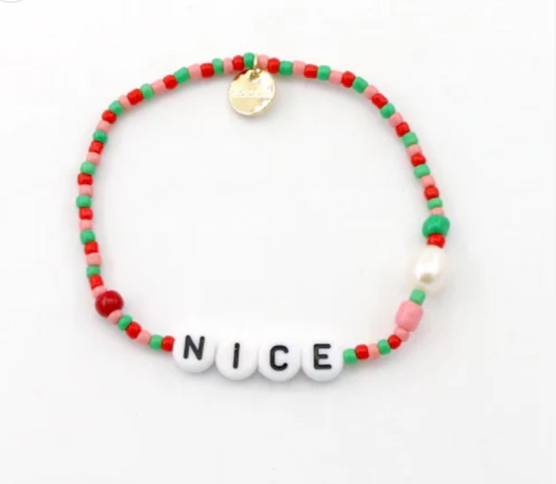 PREORDER - The Sis Kiss Naughty & Nice Holiday Bracelets