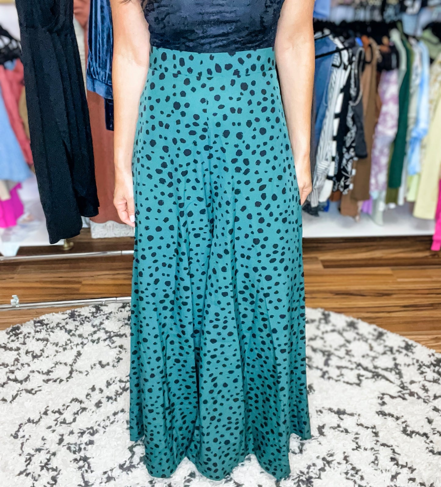 Simone Printed Wide Leg Pants