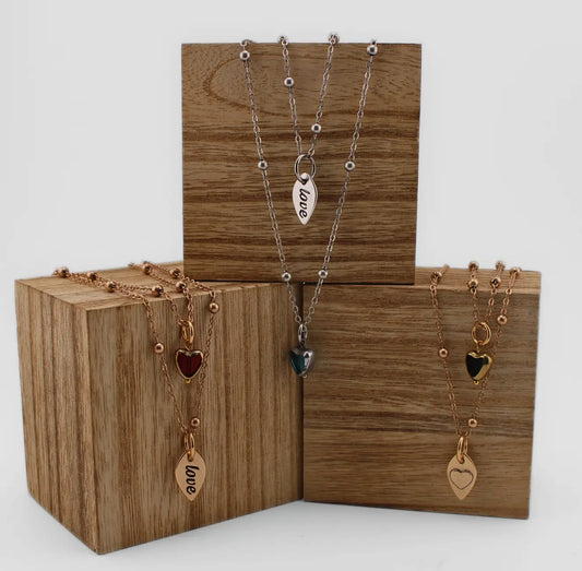 PREORDER - Limited Edition | Love |Choose Your Heart Dainty Necklace