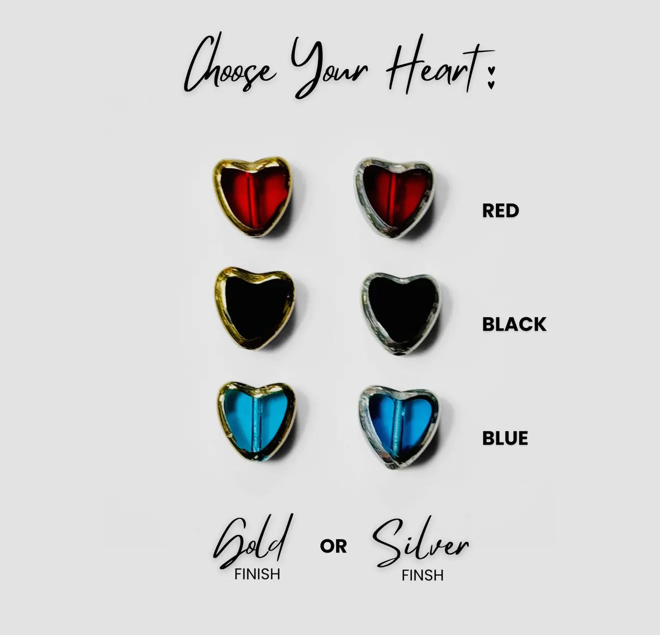 PREORDER - Limited Edition | Love |Choose Your Heart Dainty Necklace