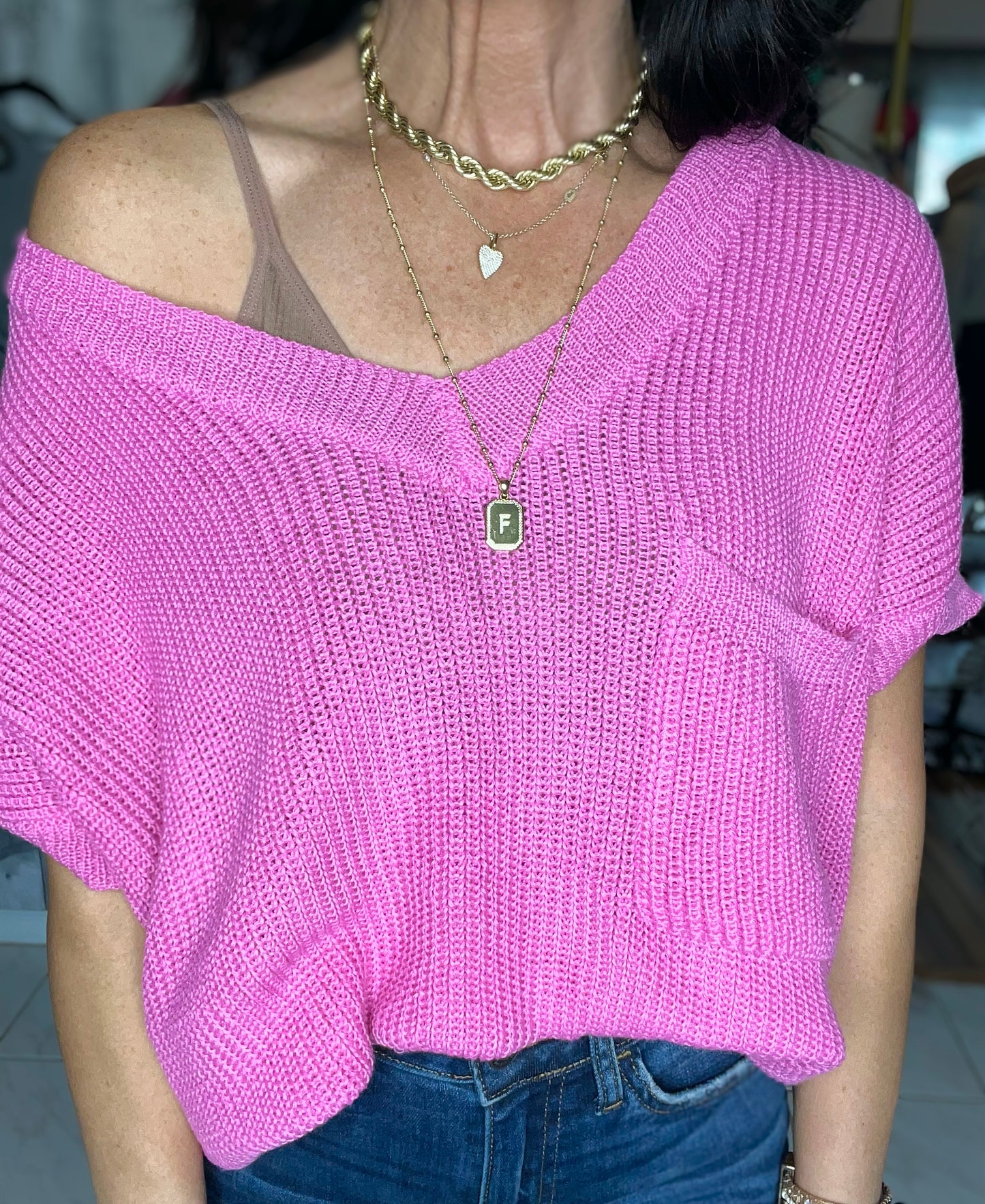 Caroline Sweater Top