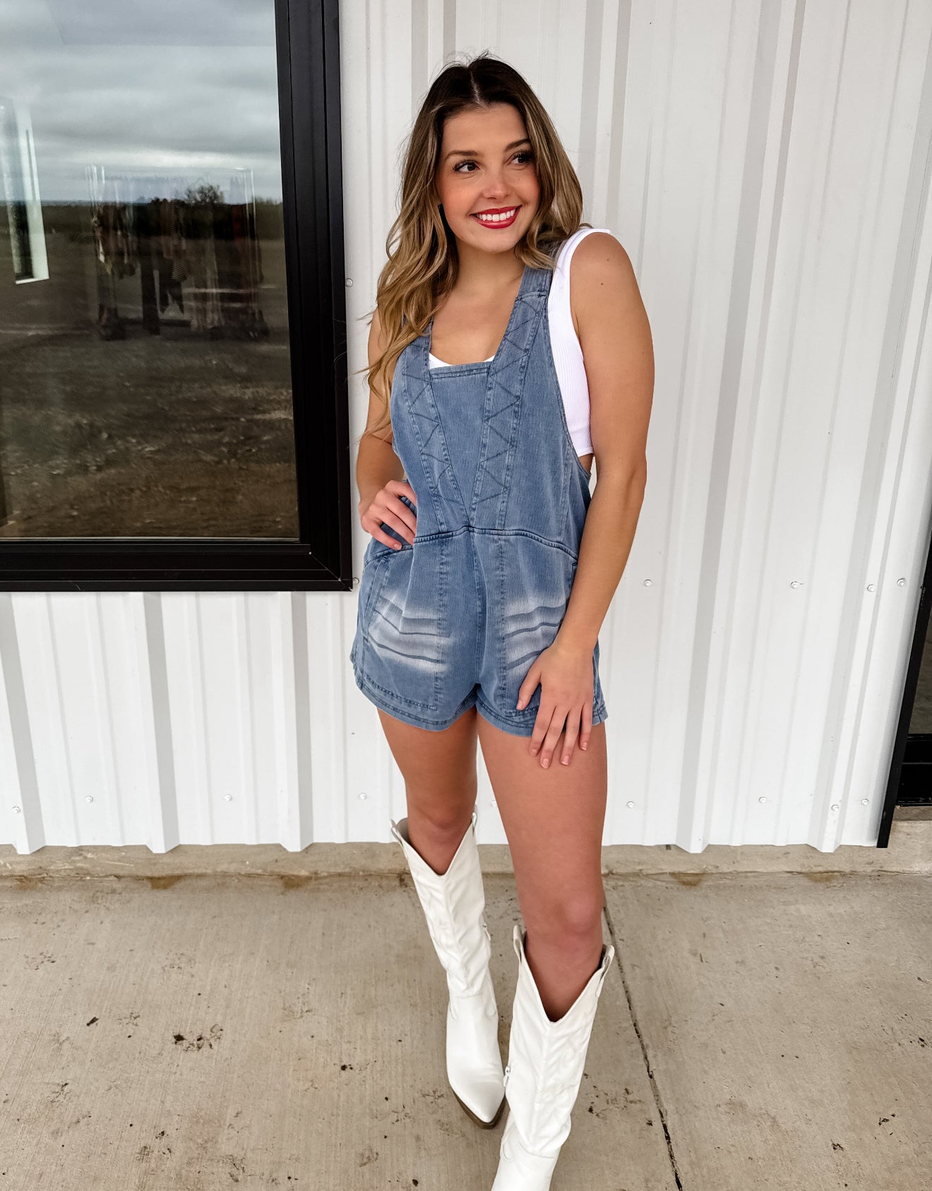 PREORDER - Daydream Denim Romper