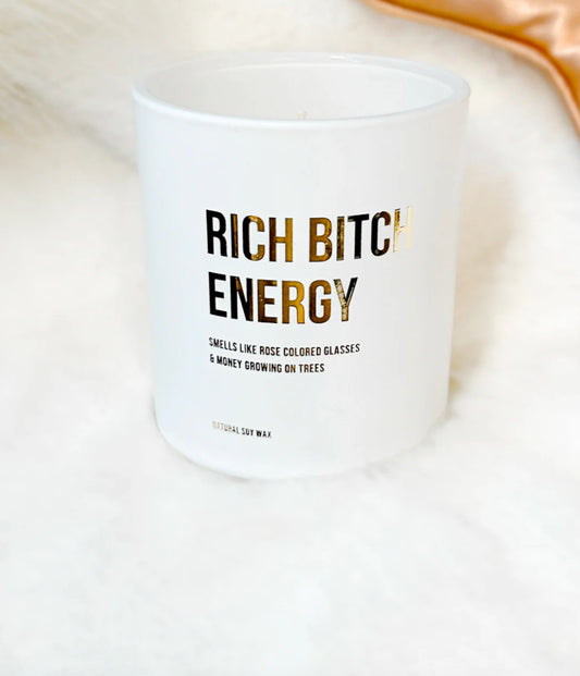 Rich B*tch Energy Candle