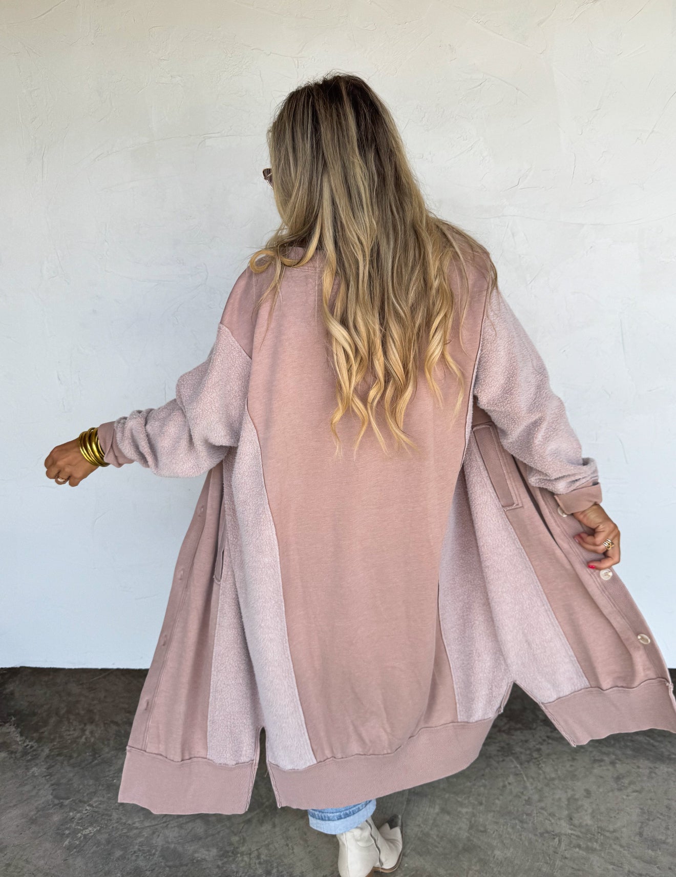 Desi Sweatshirt Cardigan - 4 colors