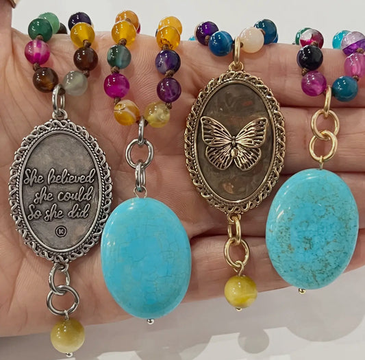 PREORDER - She Believed She Could | Butterfly | Long Fusion - 2 colors
