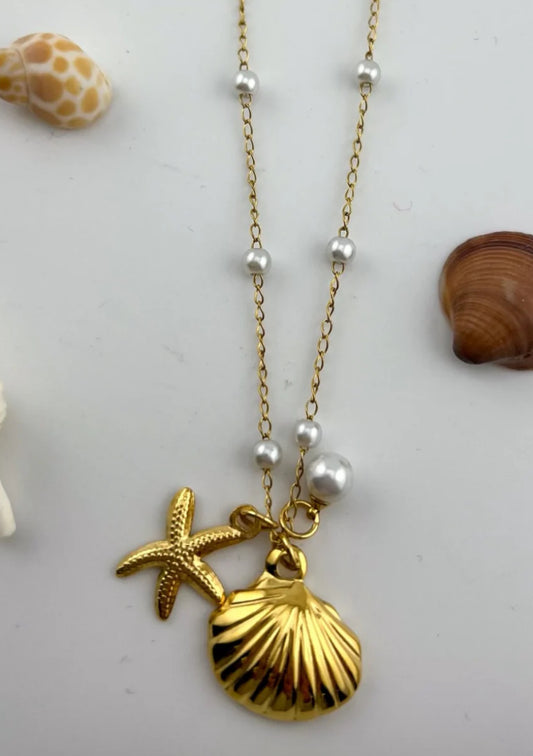 Oceanside Pearl Necklace