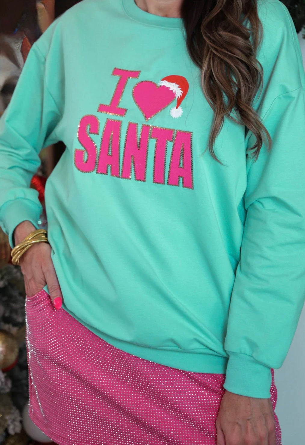 I Love Santa Sweatshirt