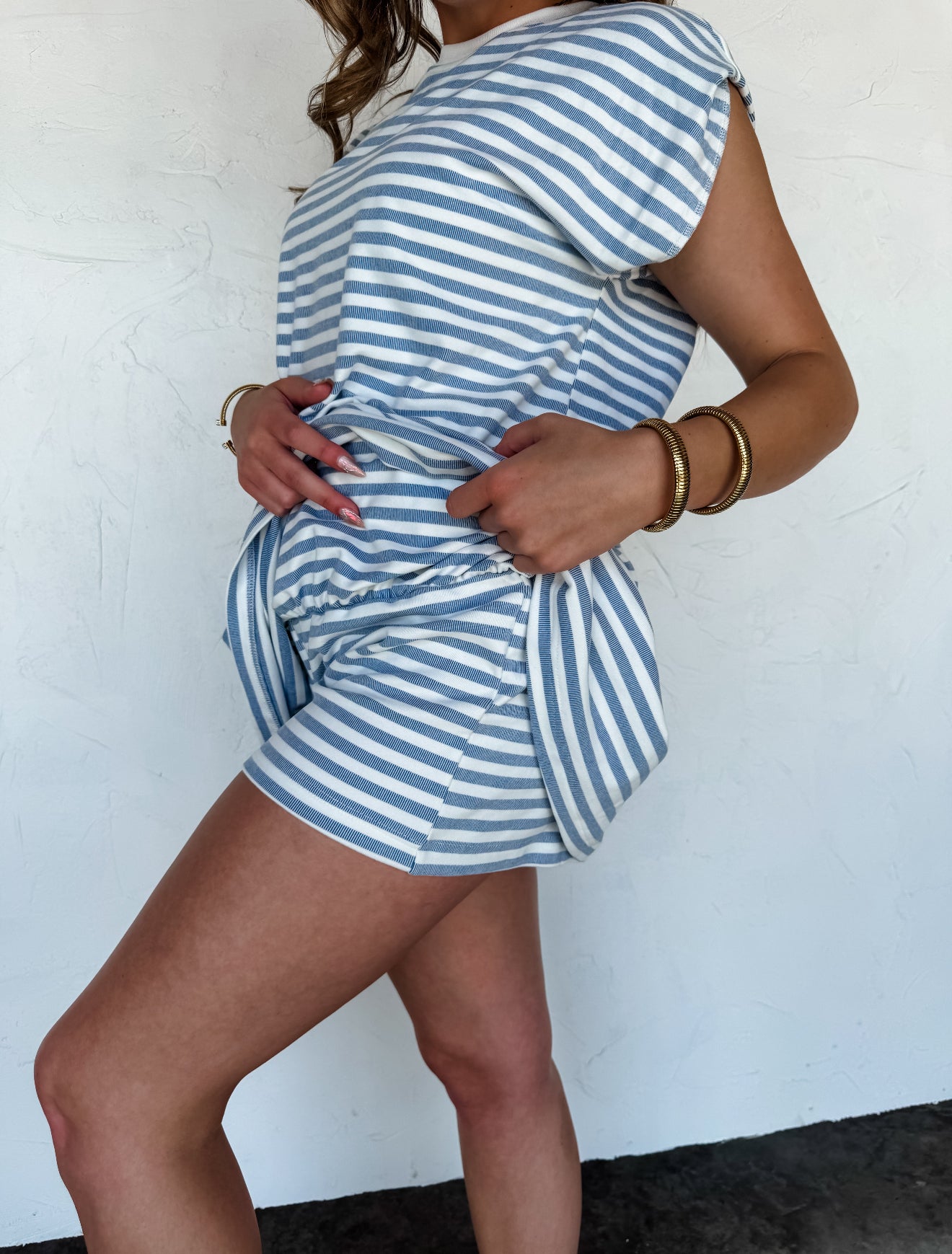 Coastal Stripes Skort Set - 3 colors