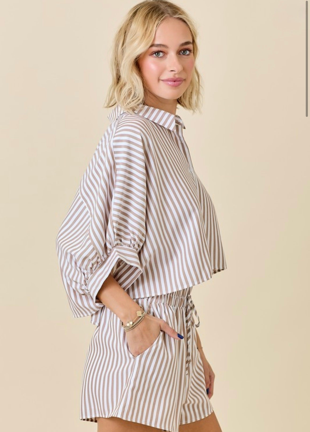 PREORDER - Easy Days Striped Set