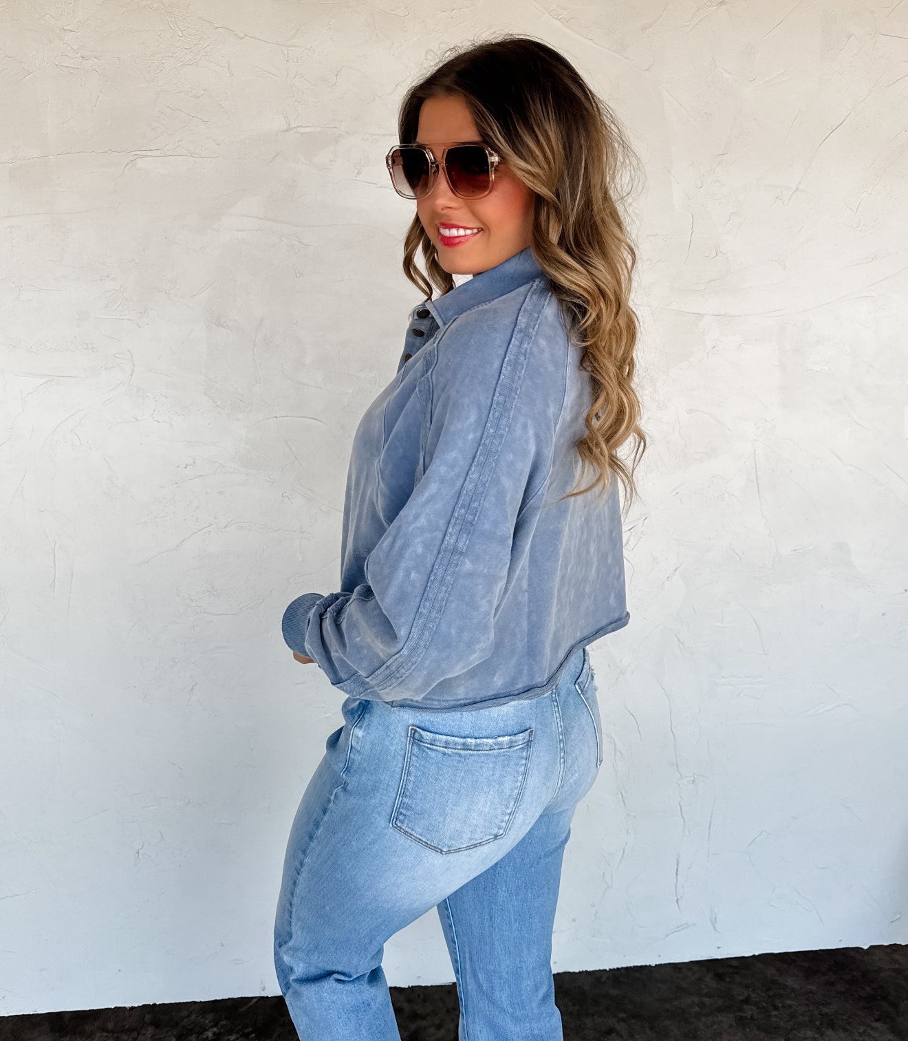 Marley Snap Button Sweatshirt - 4 colors