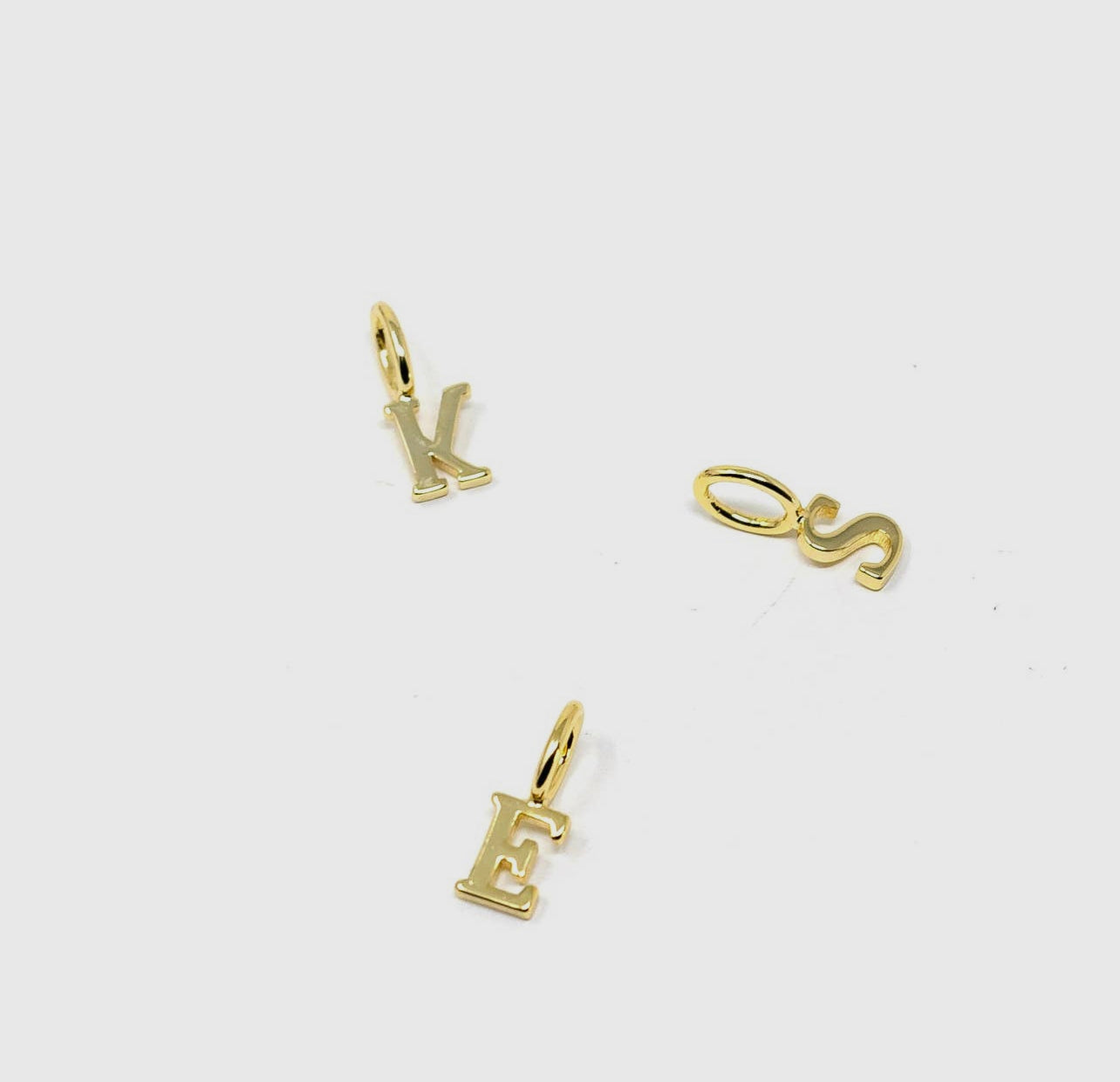 PREORDER - SisKiss Solid Initial Charm - 2 colors