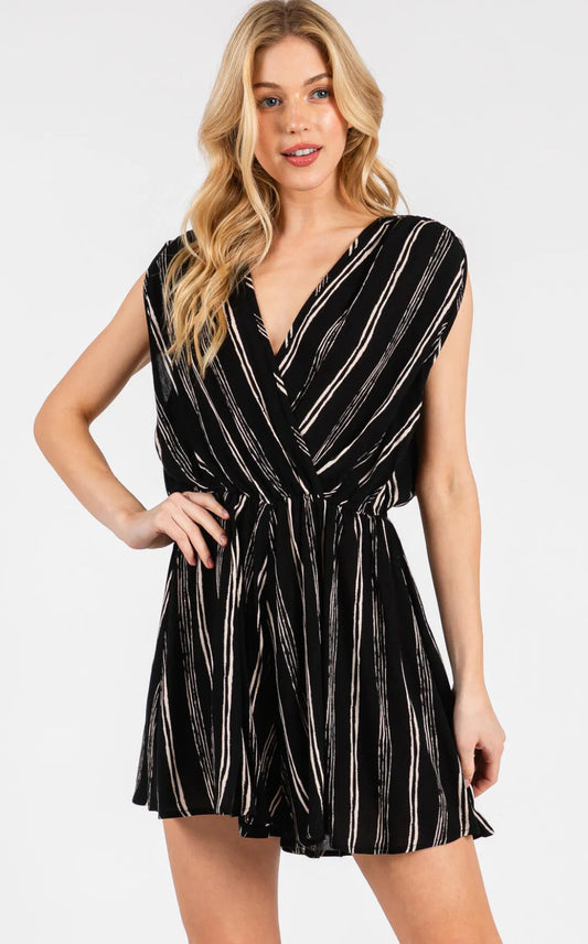 PREORDER - Augusta Striped Romper