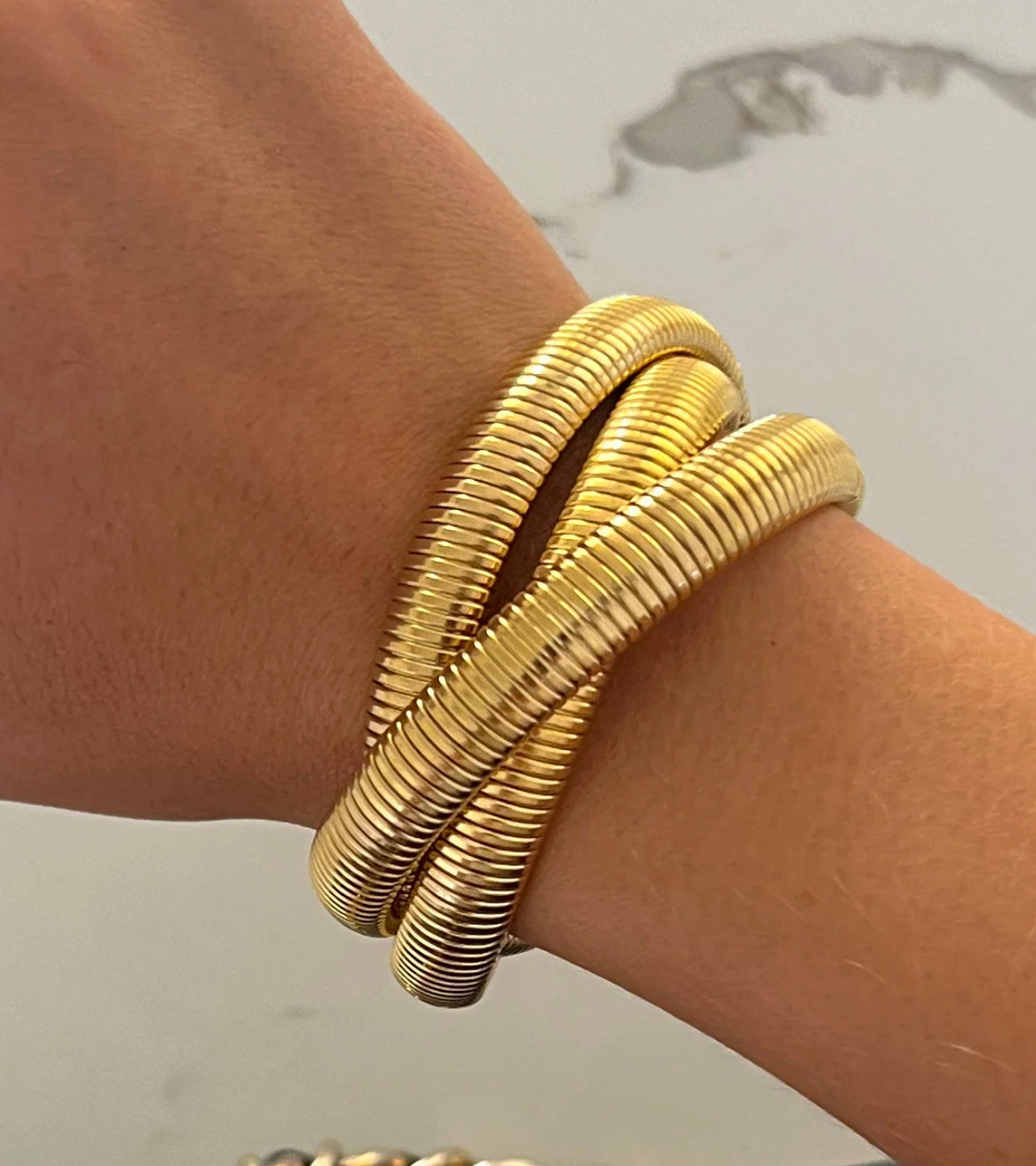 Triple Gold Emma Bracelet