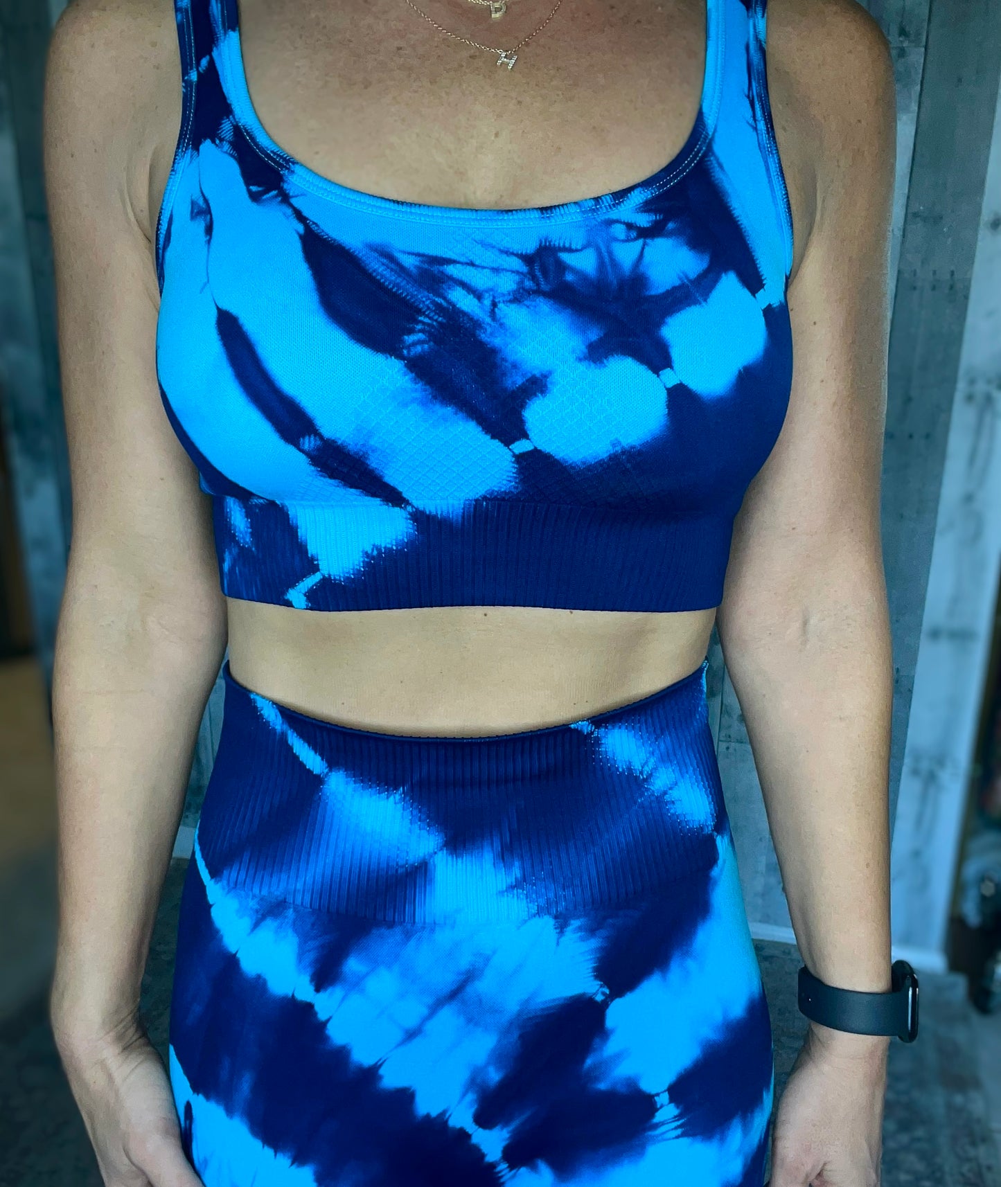 Tina Tie-Dye Sports Tank and Leggings Set