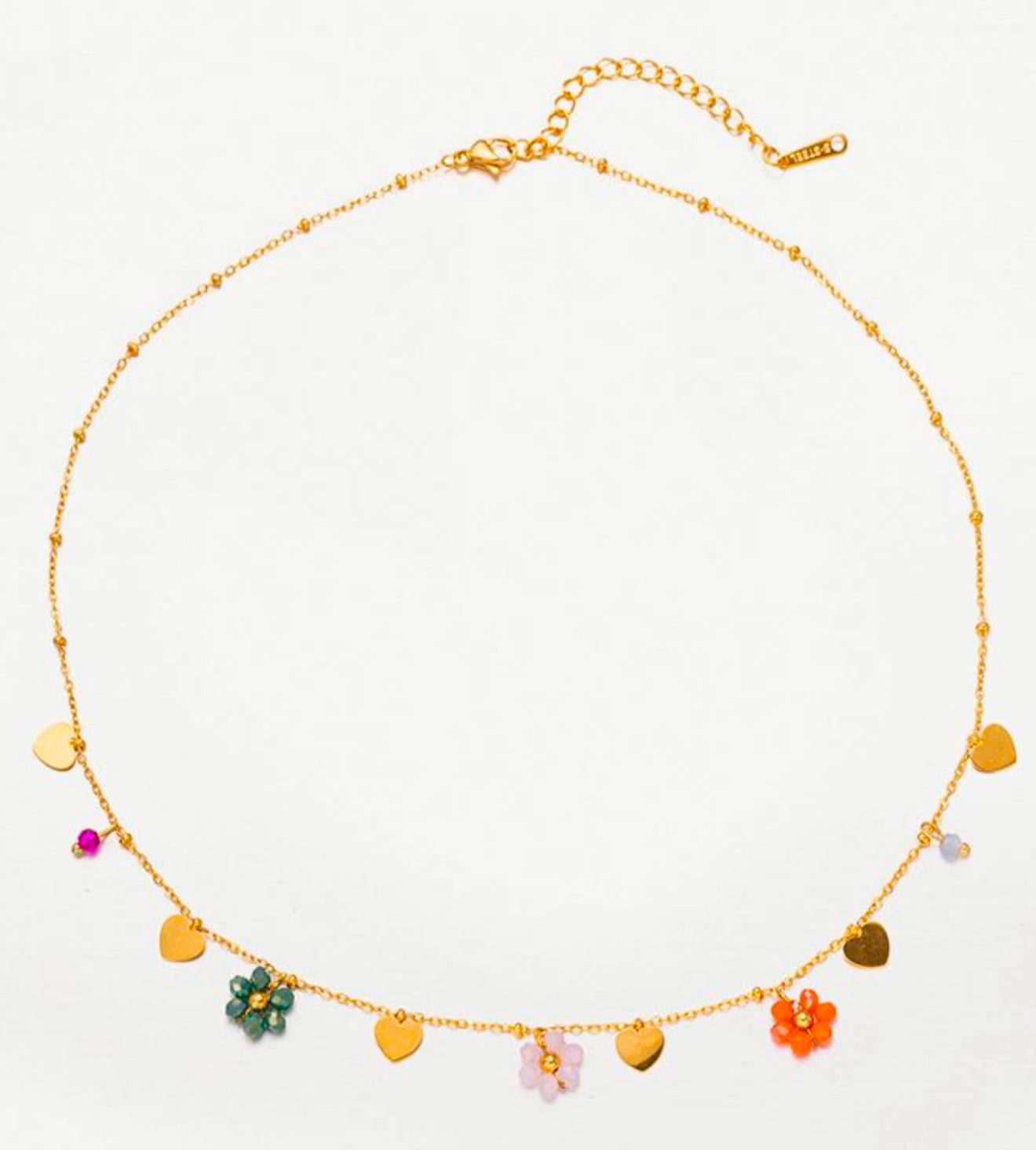 PREORDER - Floral Love Link Necklace