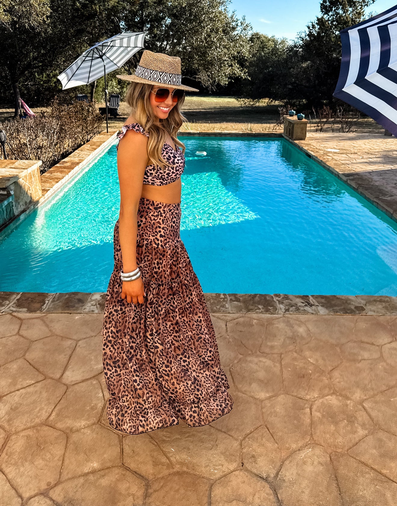 PREORDER - Capri Chic Swim Set - 3 Pieces