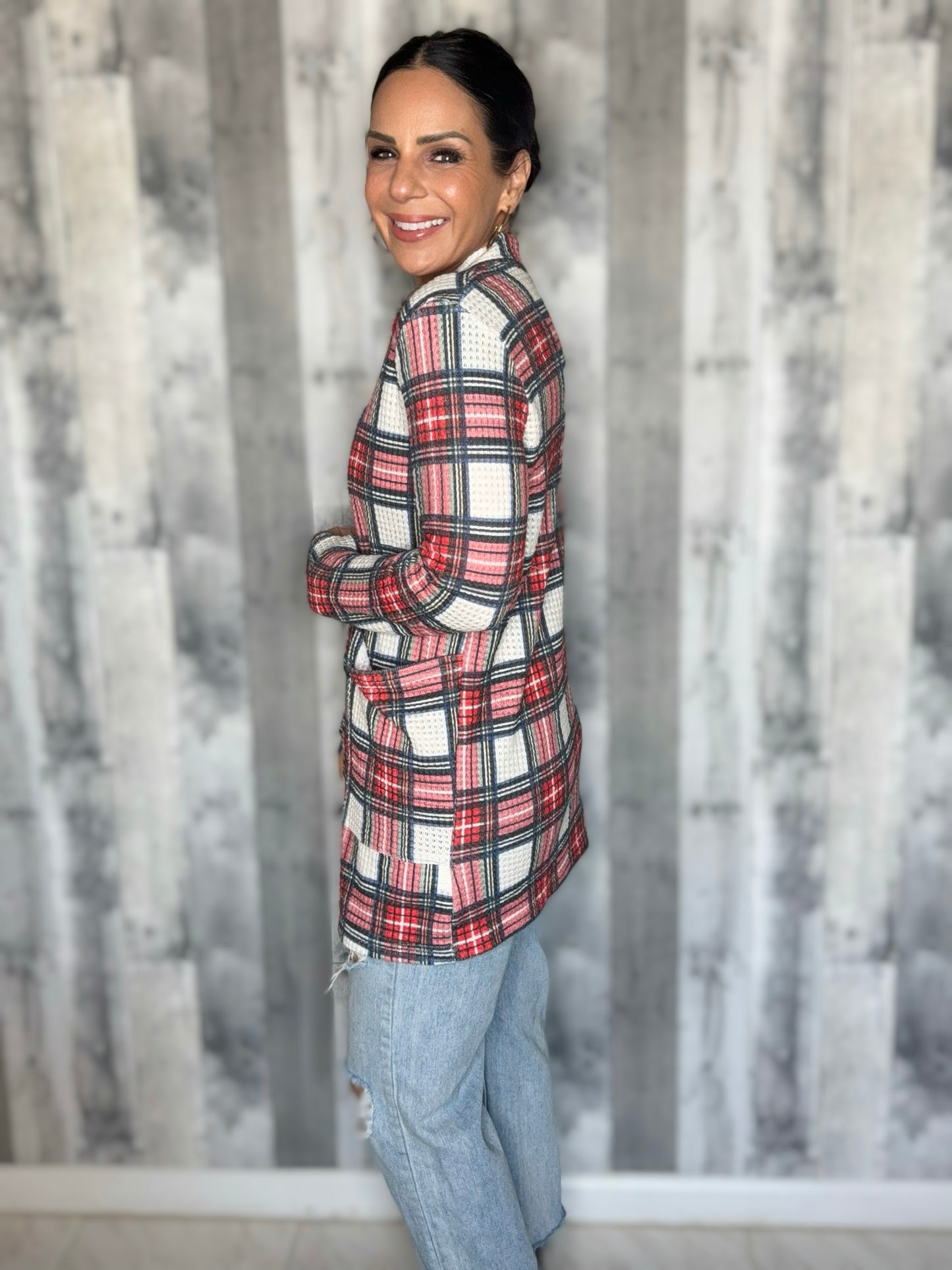 Plaid Lola Cardigan