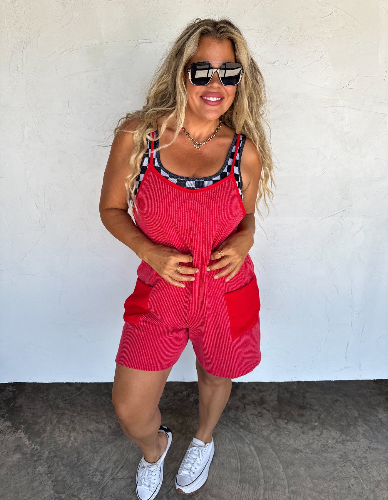 PREORDER - Kinsley Ribbed Romper - 2 colors