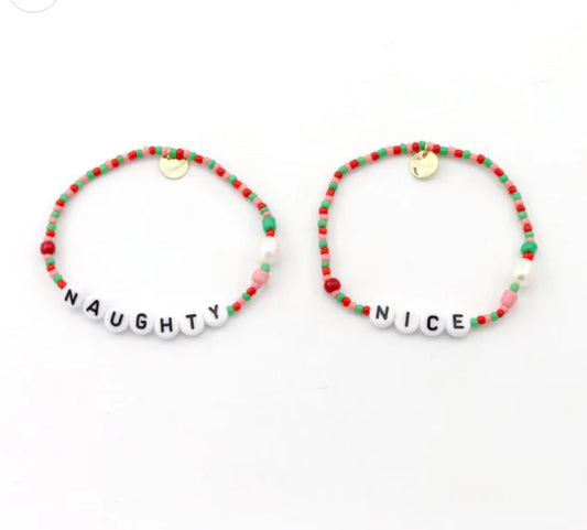 PREORDER - The Sis Kiss Naughty & Nice Holiday Bracelets