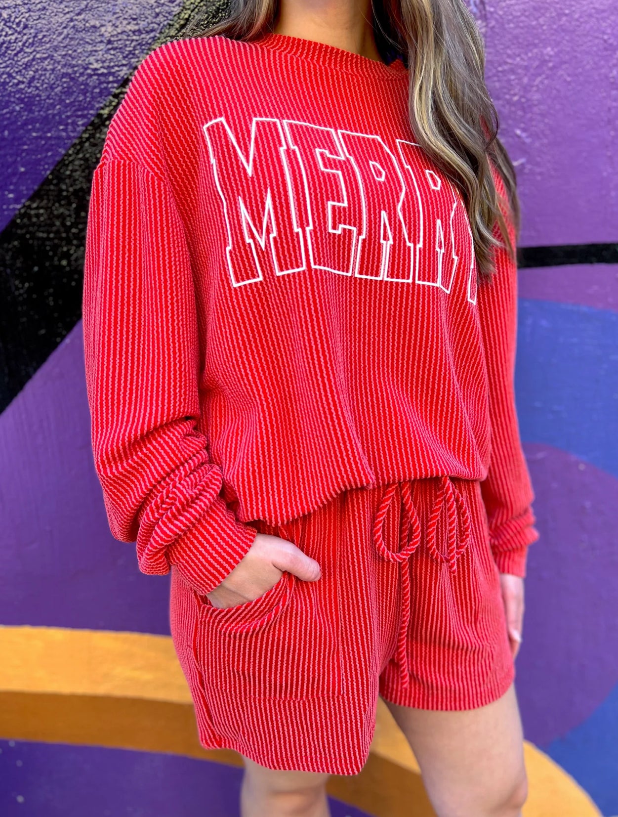 Merry Ribbed Set