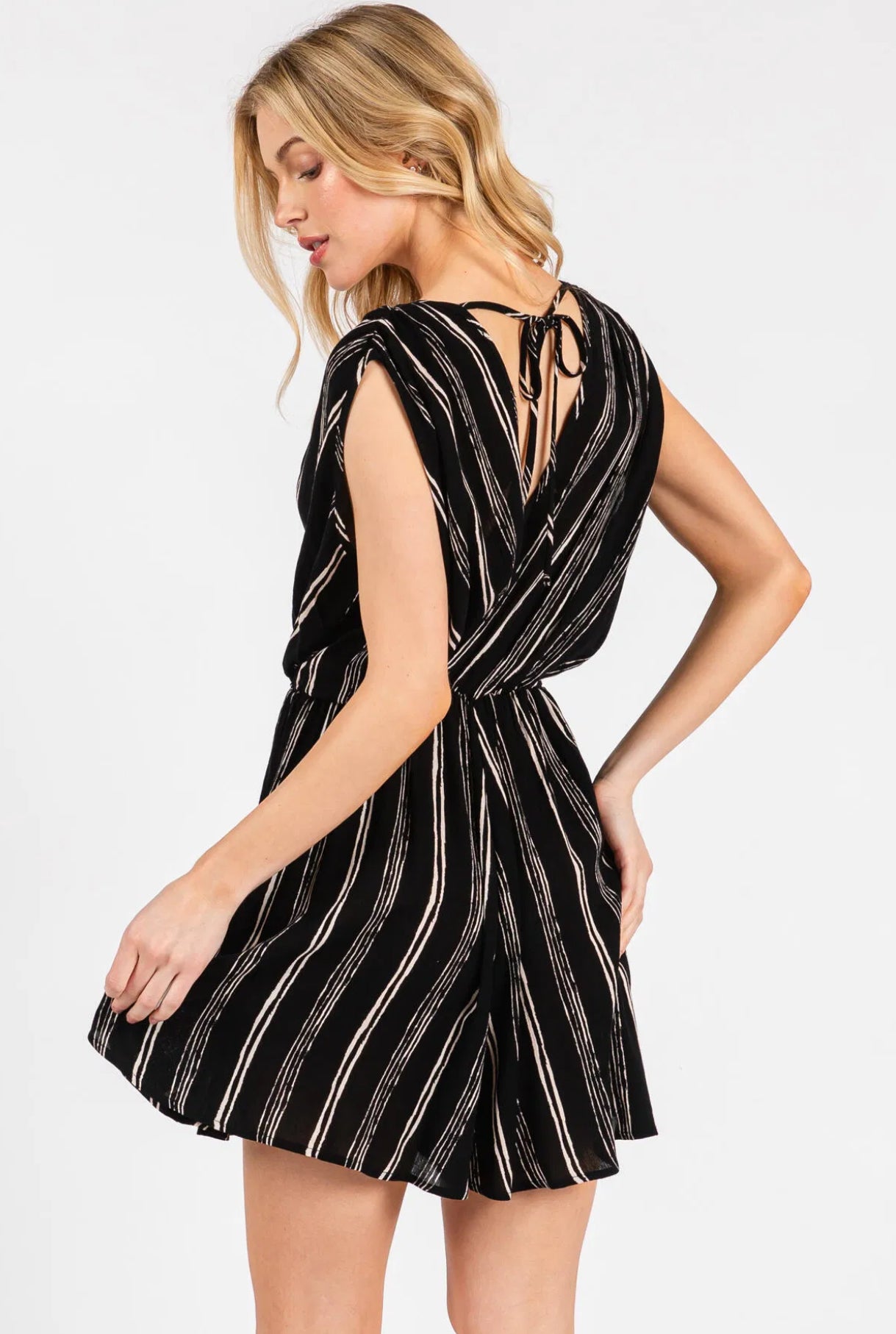PREORDER - Augusta Striped Romper