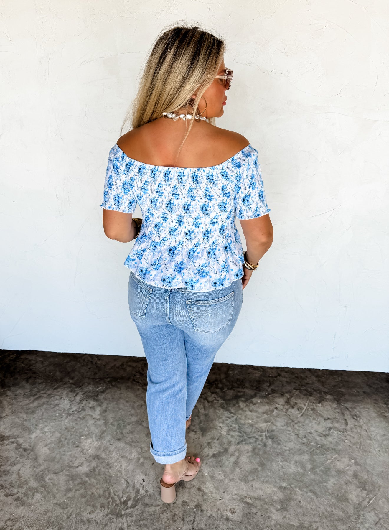PREORDER - Essie Floral Smocked Top - 2 colors