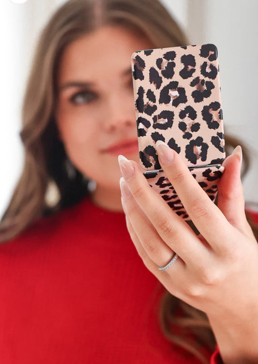 Safari Chic Compact Mirror